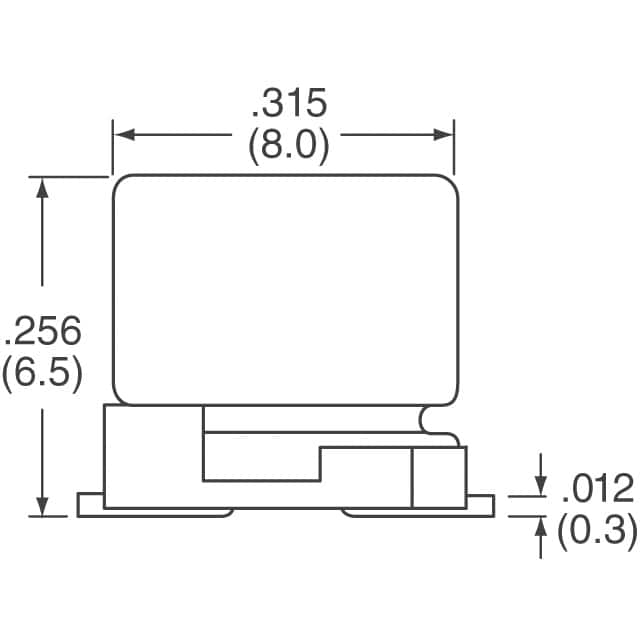 AVE476M25E16T-F Cornell Dubilier Electronics (CDE)  Condensateurs électrolytiques en aluminium